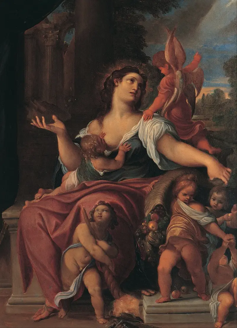 Försynens allegori av Ludovico Carracci