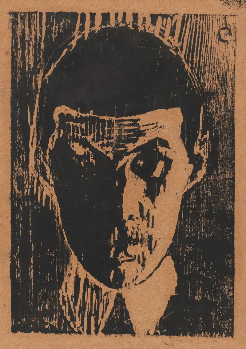 Selvportrett, Ludvig Karsten
