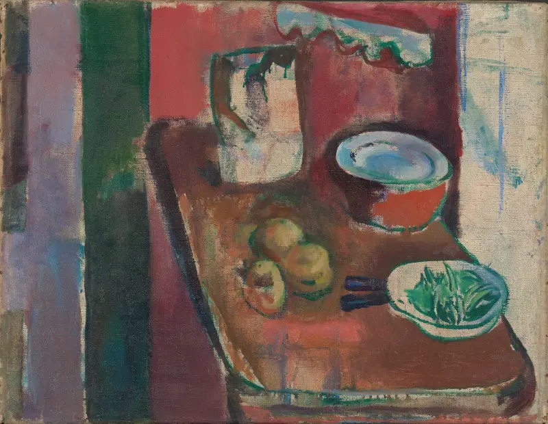 The Red Kitchen, Ludvig Karsten