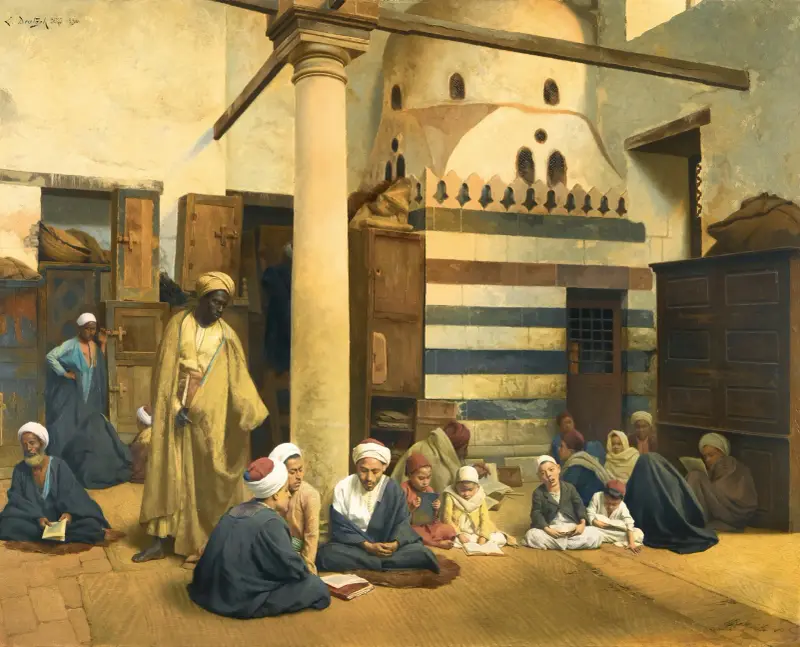 In der Madrasa von Ludwig Deutsch