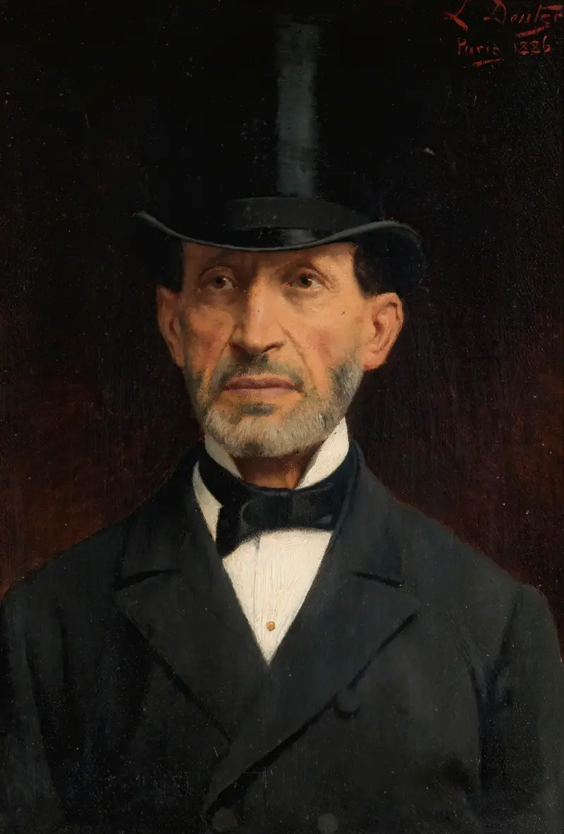 Porträtt av Ignaz Deutsch av Ludwig Deutsch