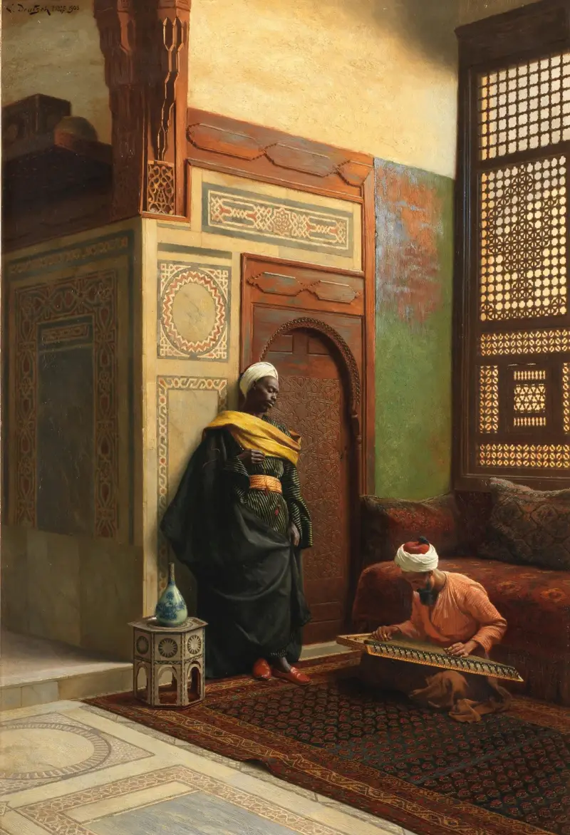 Der Qanun-Spieler von Ludwig Deutsch