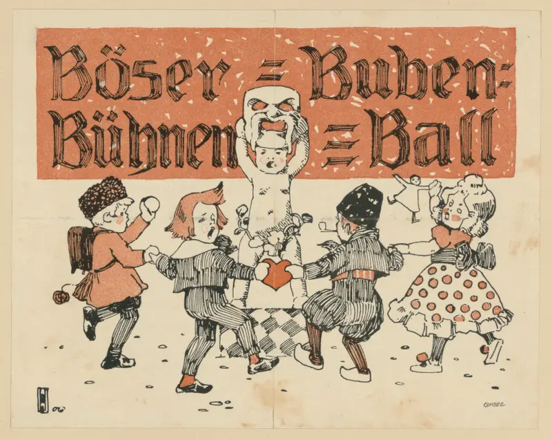 Böser-Buben-Bühnen-Ball von Ludwig Hohlwein