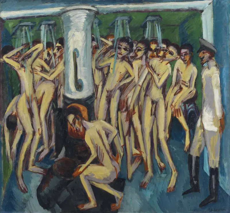 Artilleristen von Ernst Ludwig Kirchner