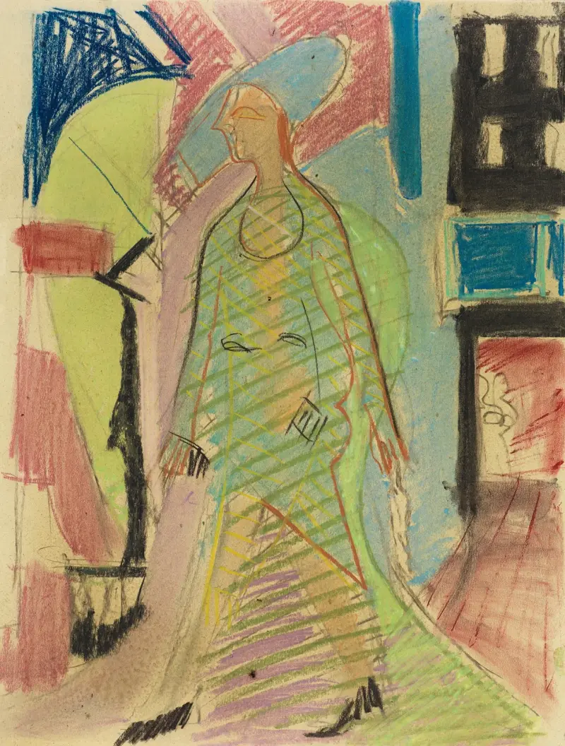 Begegnung av Ernst Ludwig Kirchner