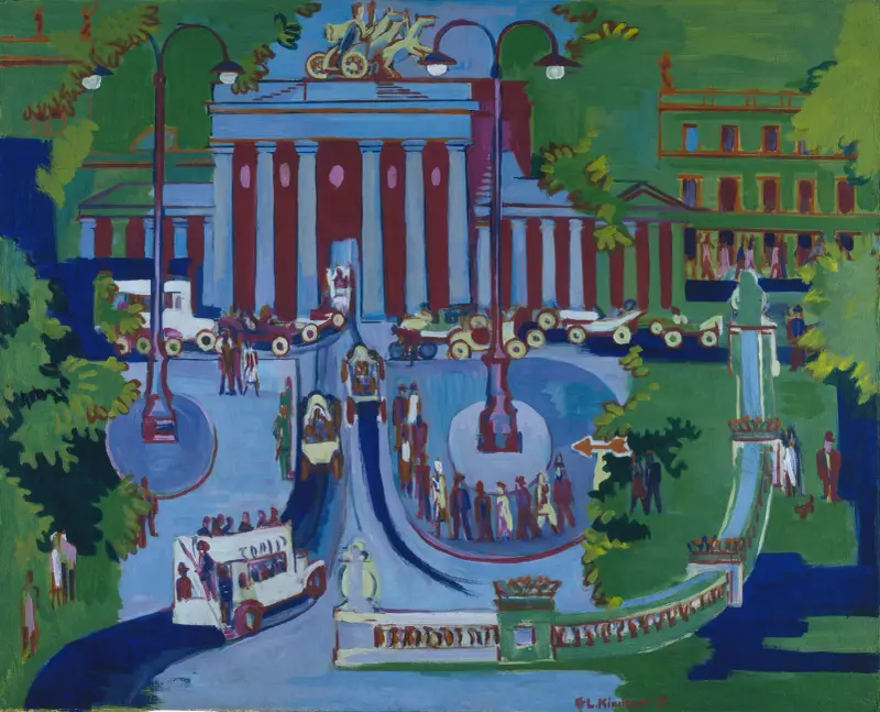 Brandenburg Gate av Ernst Ludwig Kirchner