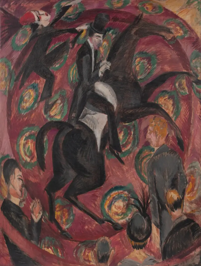Zirkusreiter von Ernst Ludwig Kirchner