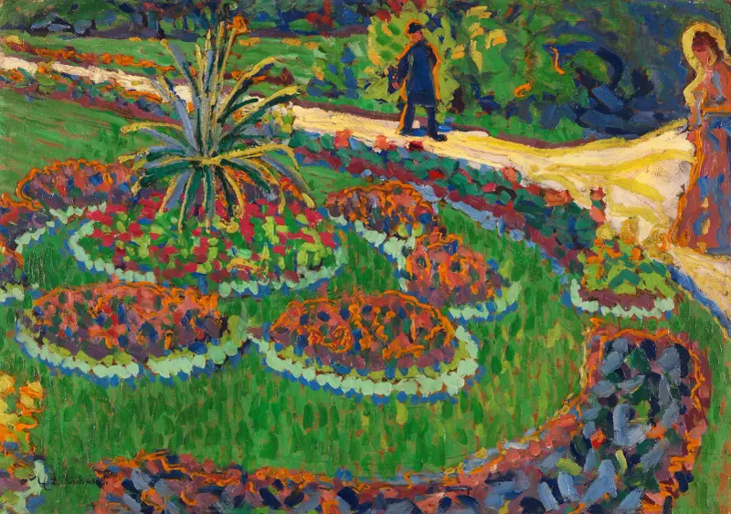 Im Park av Ernst Ludwig Kirchner
