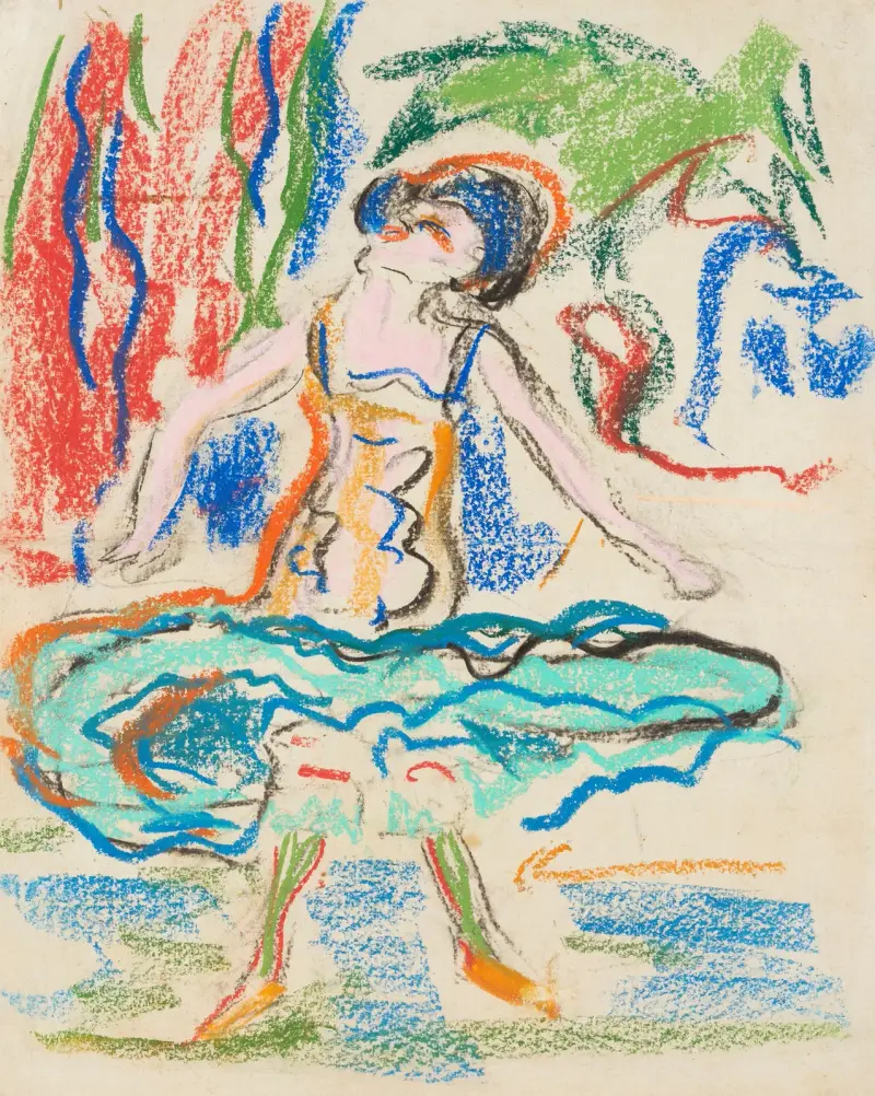 Kabaretttänzerin von Ernst Ludwig Kirchner