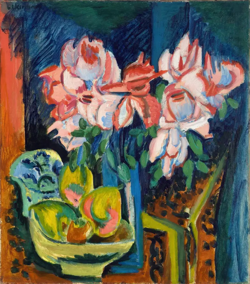 Rosa Rosen von Ernst Ludwig Kirchner