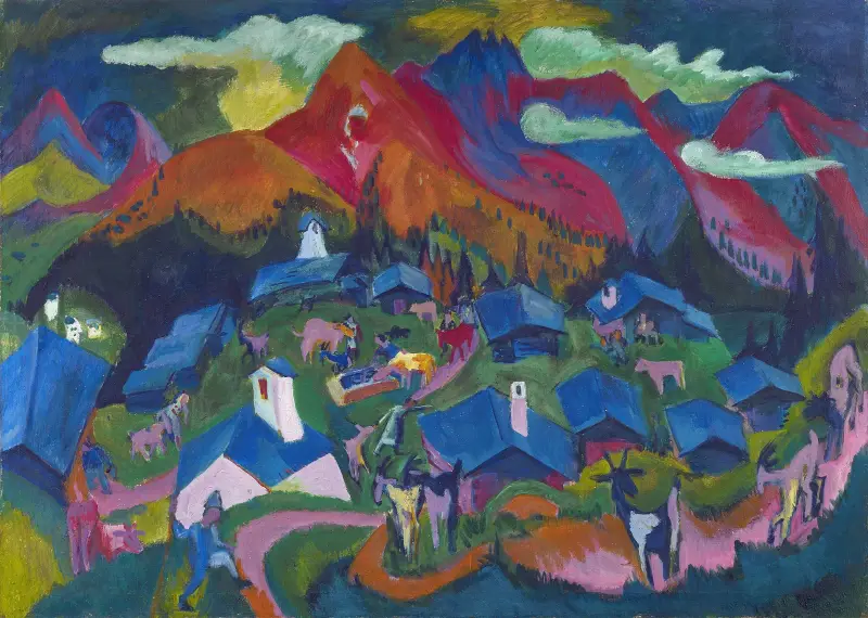 Return of the Animals av Ernst Ludwig Kirchner