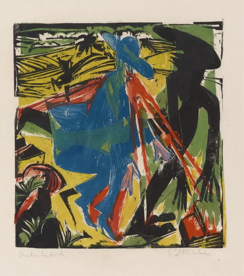 Schlemihls möte med skuggan av Ernst Ludwig Kirchner