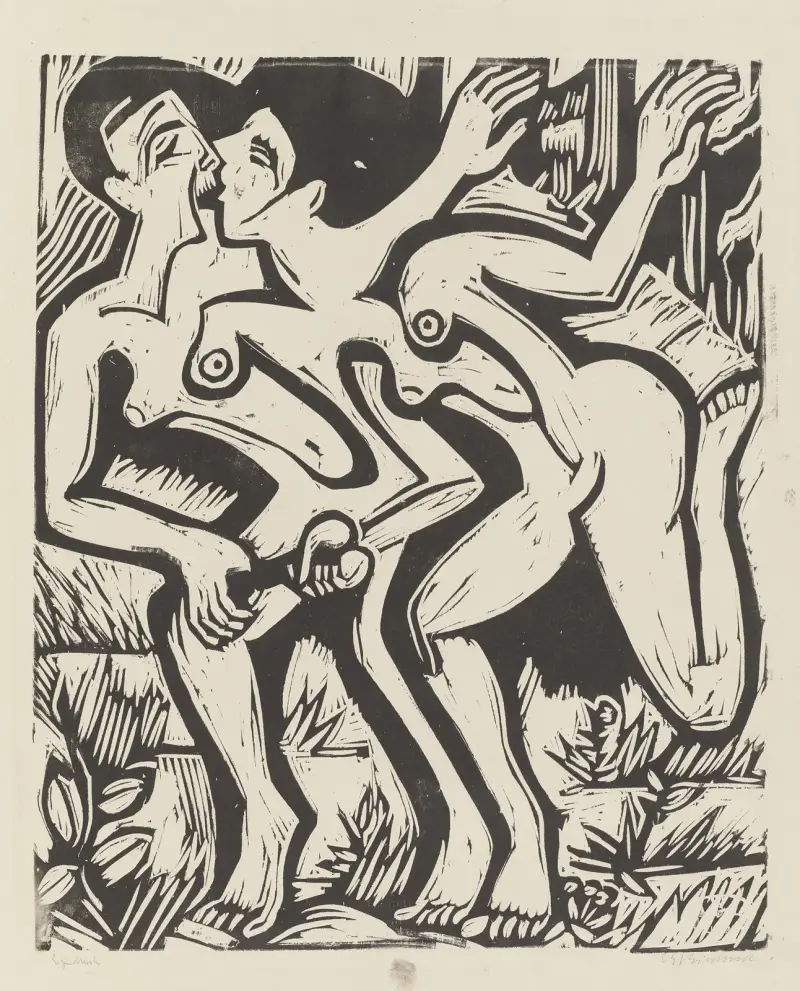 Staffelläuferinnen von Ernst Ludwig Kirchner