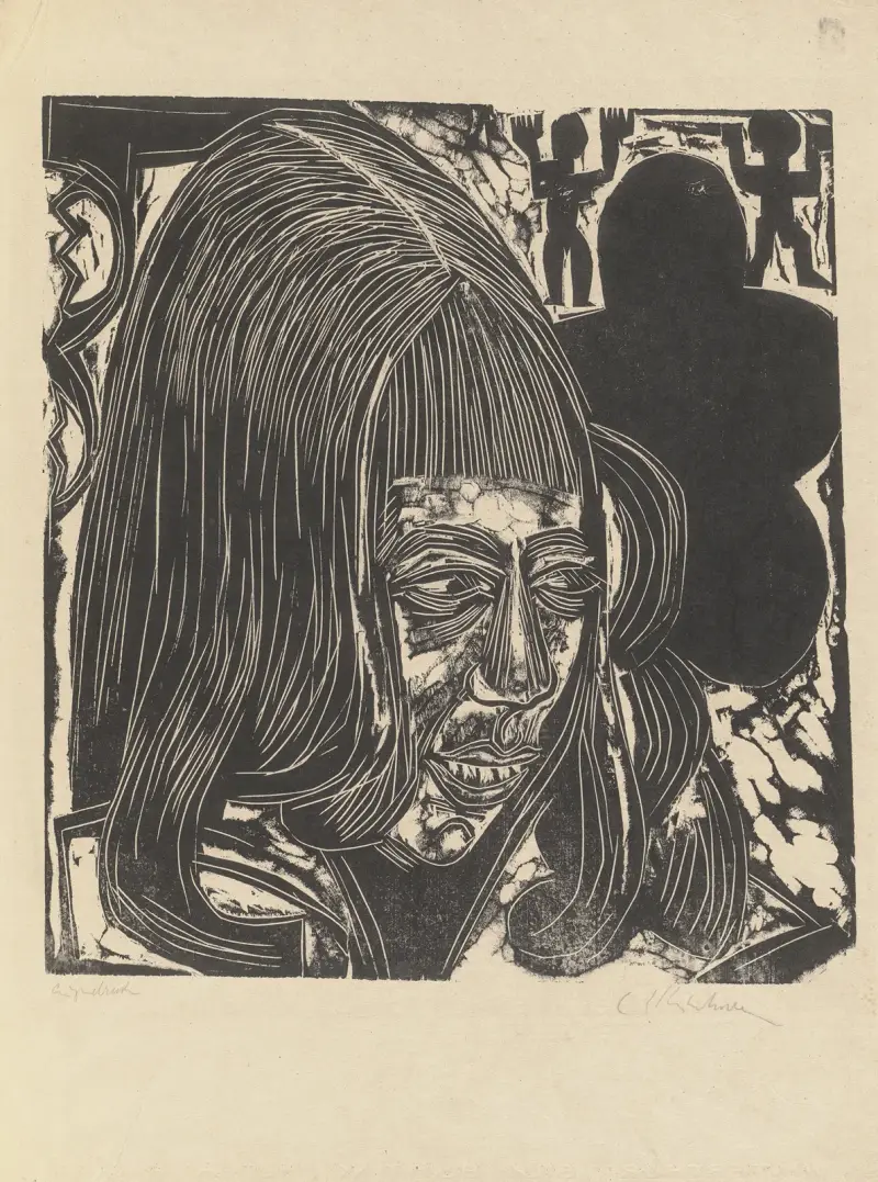 Dottern Sternheim. – Porträtt av Dorothea Sternheim av Ernst Ludwig Kirchner