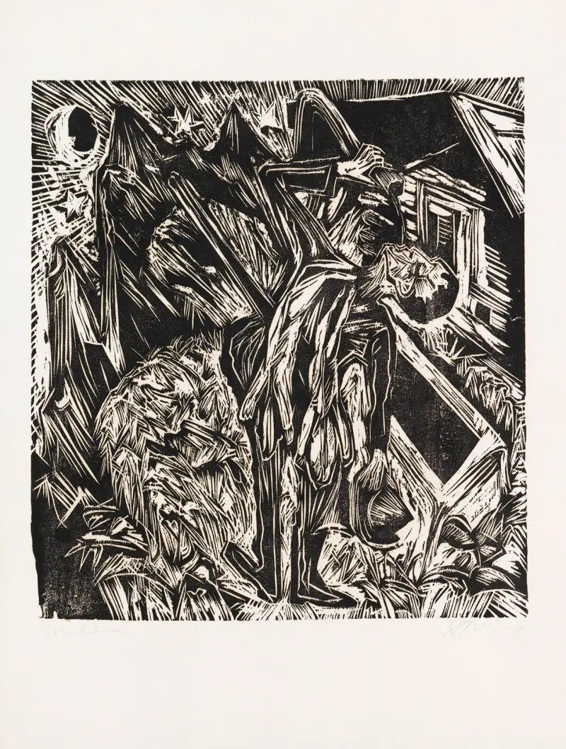 Trinkender Jäger av Ernst Ludwig Kirchner