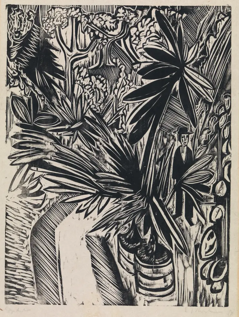 Skleník. Jena, Ernst Ludwig Kirchner
