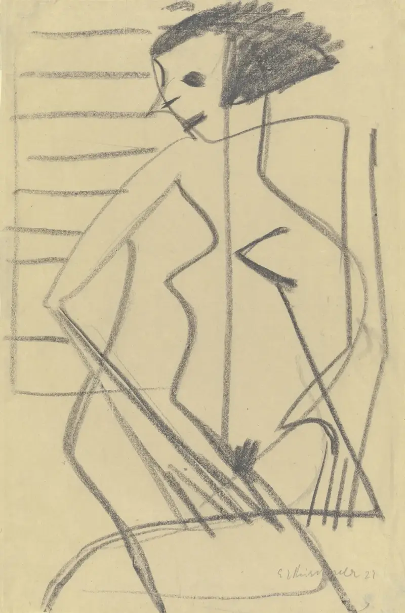 Weiblicher Akt, 1930 von Ernst Ludwig Kirchner