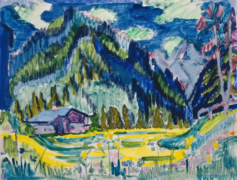 Wildes Land von Ernst Ludwig Kirchner