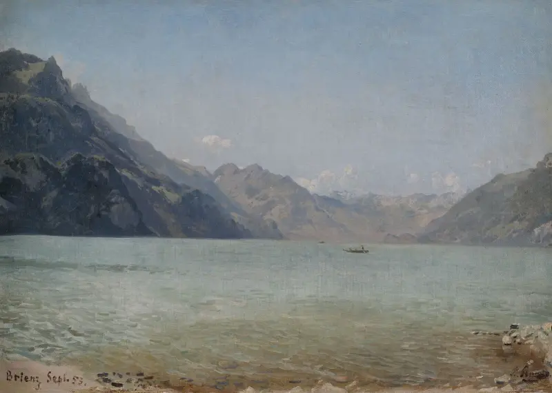 Am Brienzer See von Ludwig Knaus