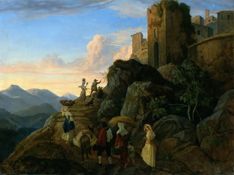 Civitella (Večer), Adrian Ludwig Richter