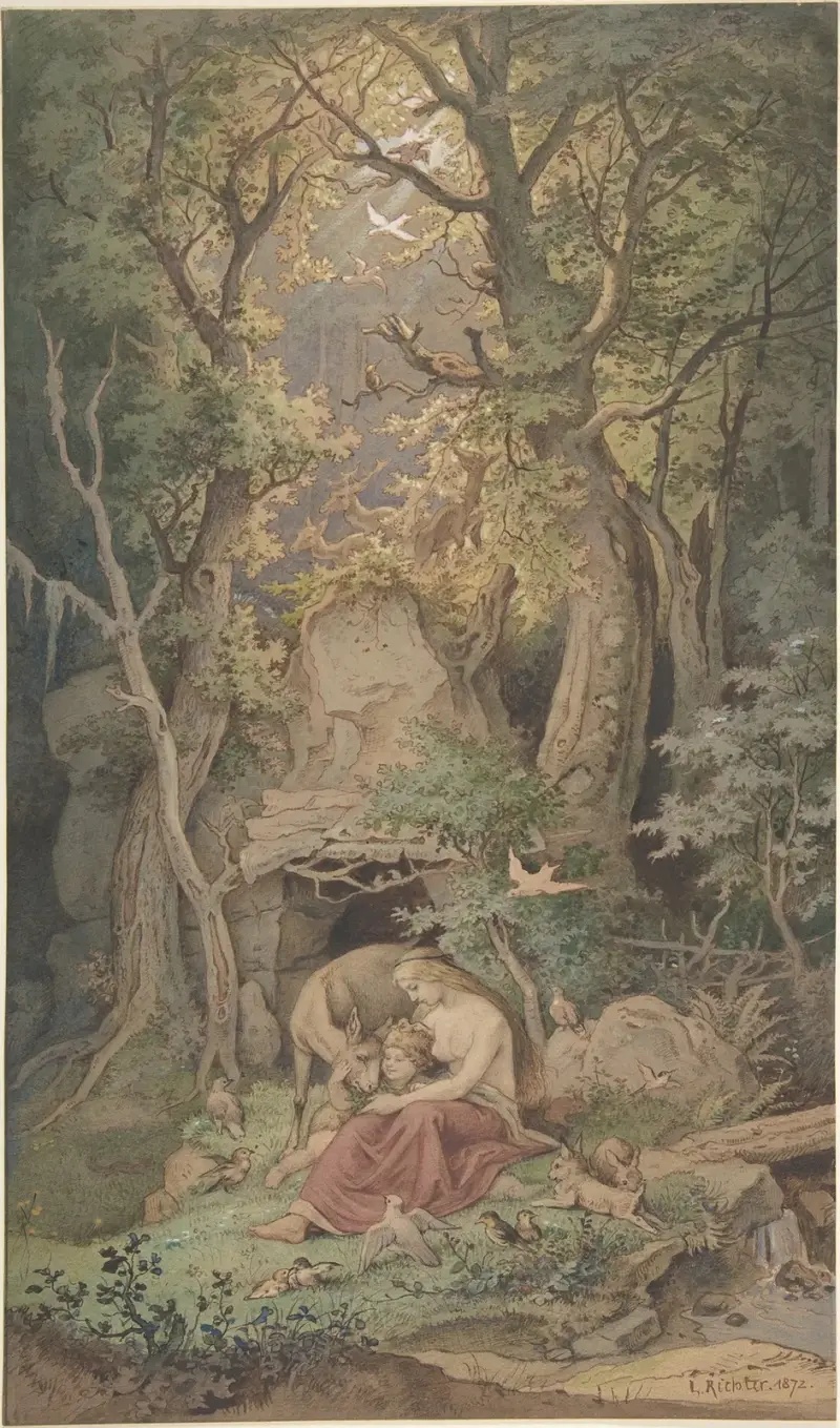 Genowefa, Adrian Ludwig Richter