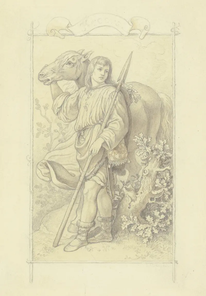 Krocus av Adrian Ludwig Richter