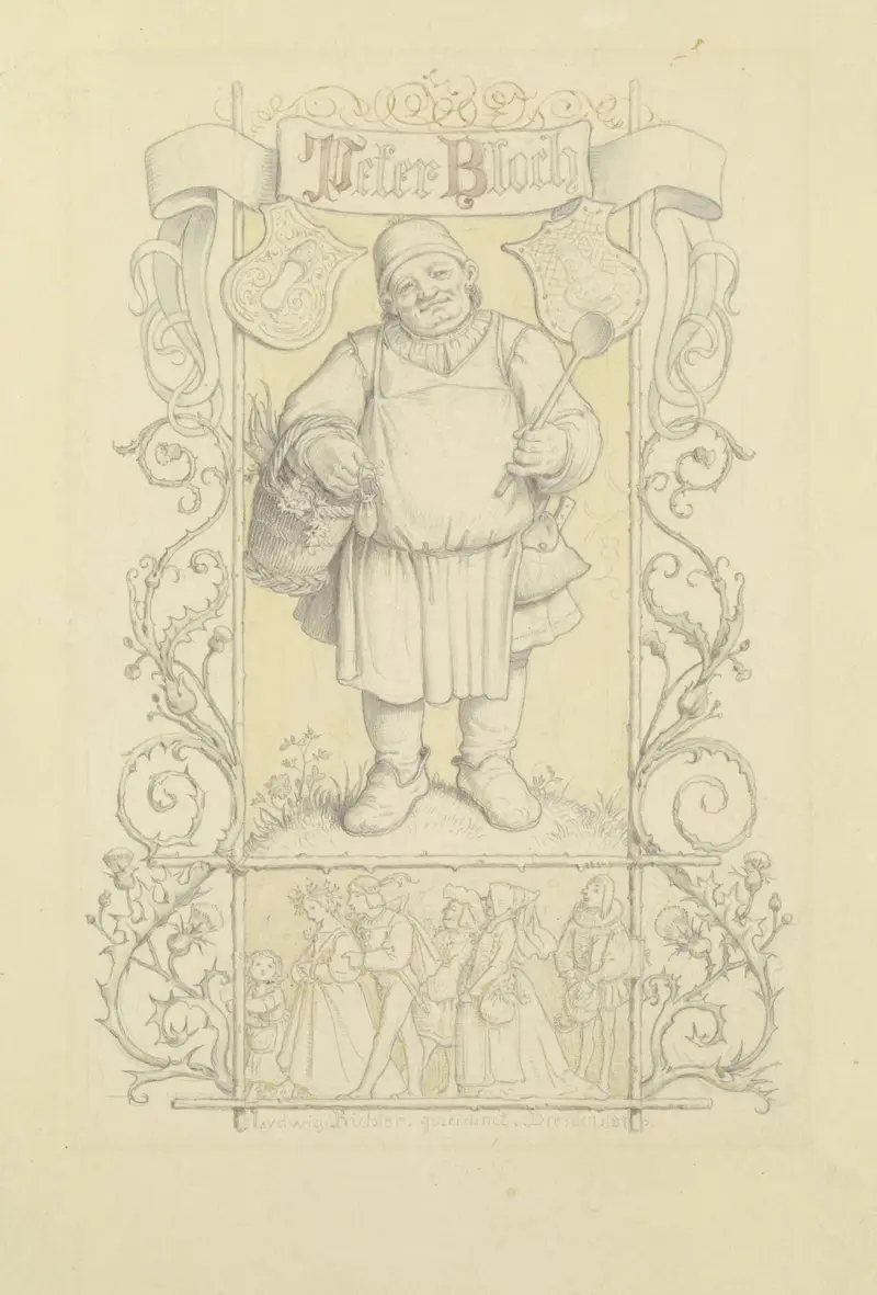 Peter Bloch av Adrian Ludwig Richter