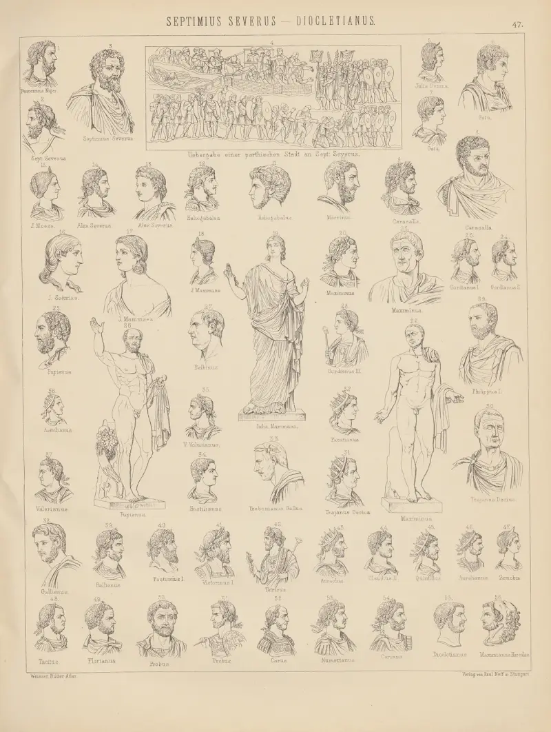 Bilder-Atlas zur Weltgeschichte Pl.047 av Ludwig Weisser