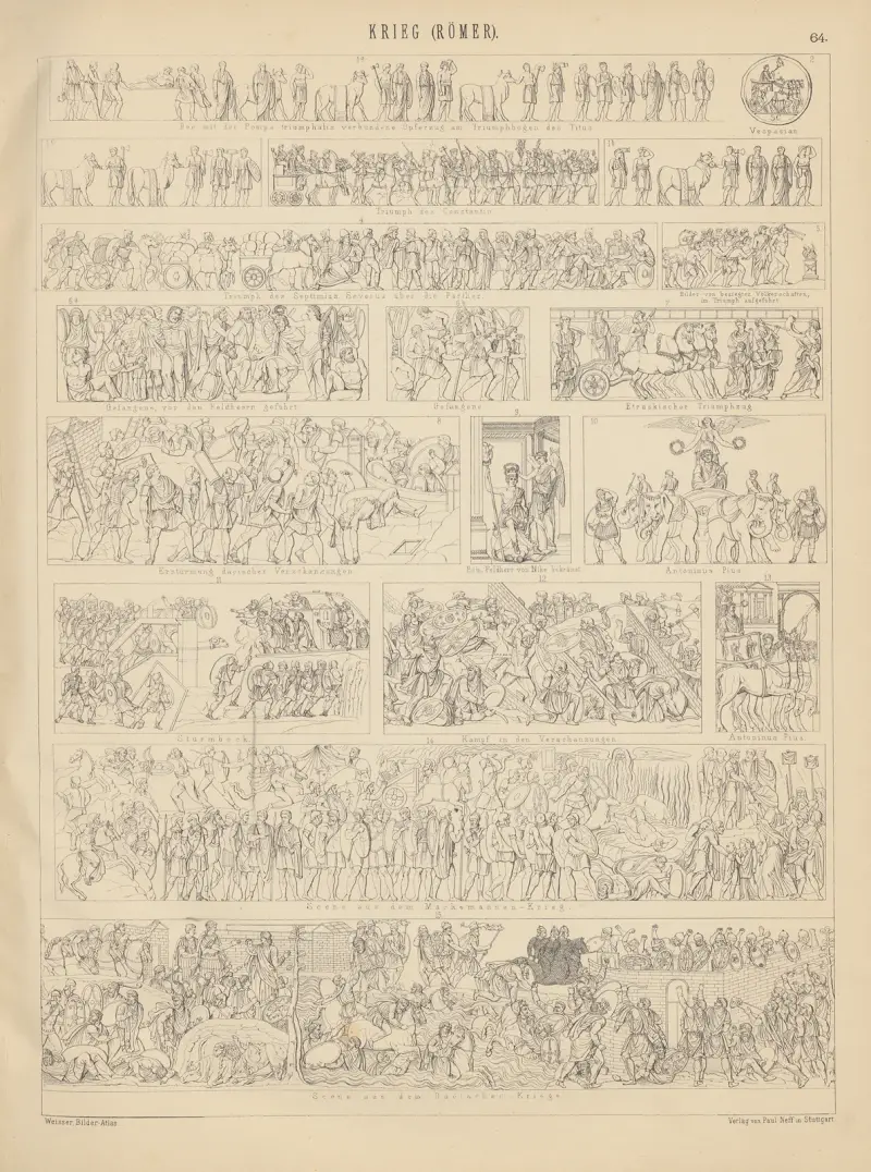 Bilder-Atlas zur Weltgeschichte Pl.064 av Ludwig Weisser