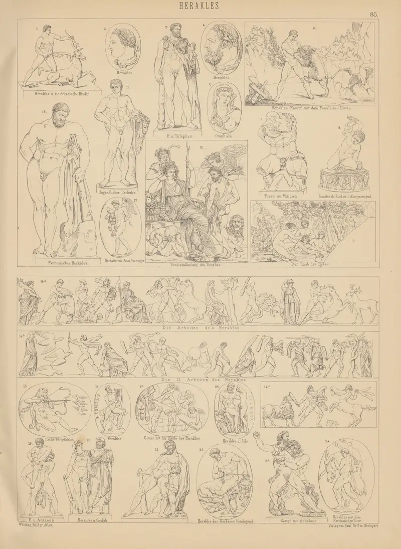 Bildatlas över världshistorien, plansch 84 av Ludwig Weisser
