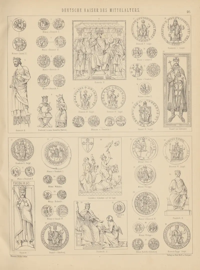 Atlas obrazkowy do historii świata, tabl. 96, Ludwig Weisser