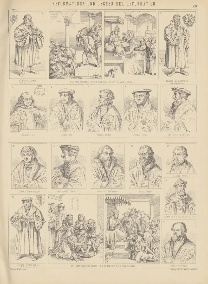 Bildatlas över världshistorien, plansch 108 av Ludwig Weisser