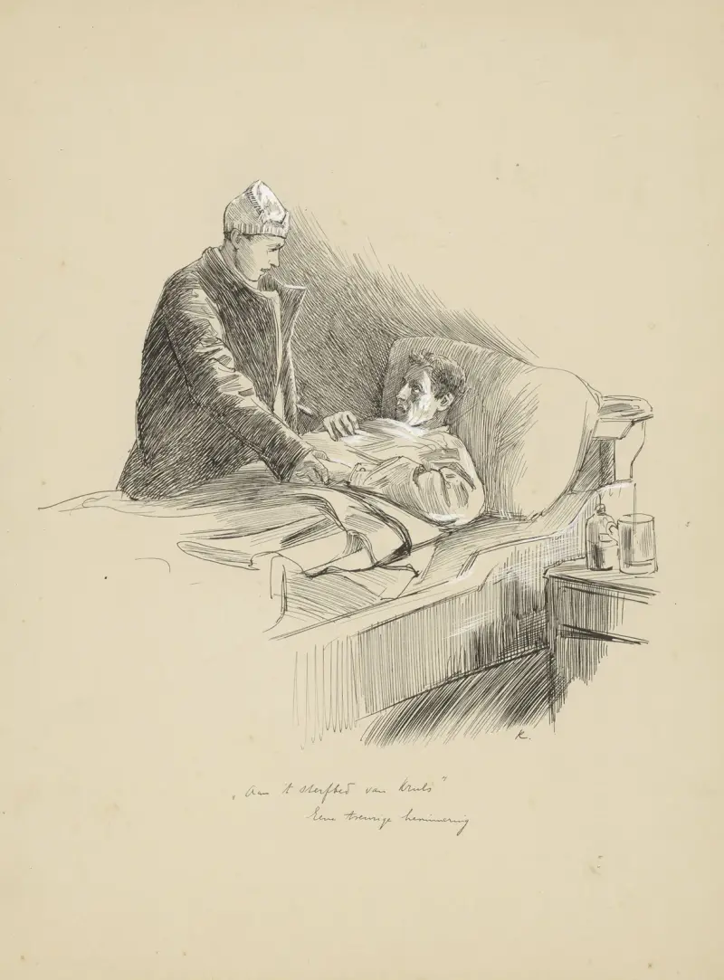 Besuch an einem Sterbebett von Hendrik Maarten Krabbé