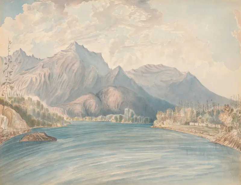 Mouth Harrison R. a branch of Fraser R. av James Madison Alden
