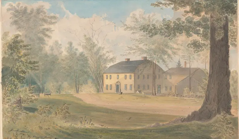 Wayside Inn, Sudbury, Massachusetts av James Madison Alden