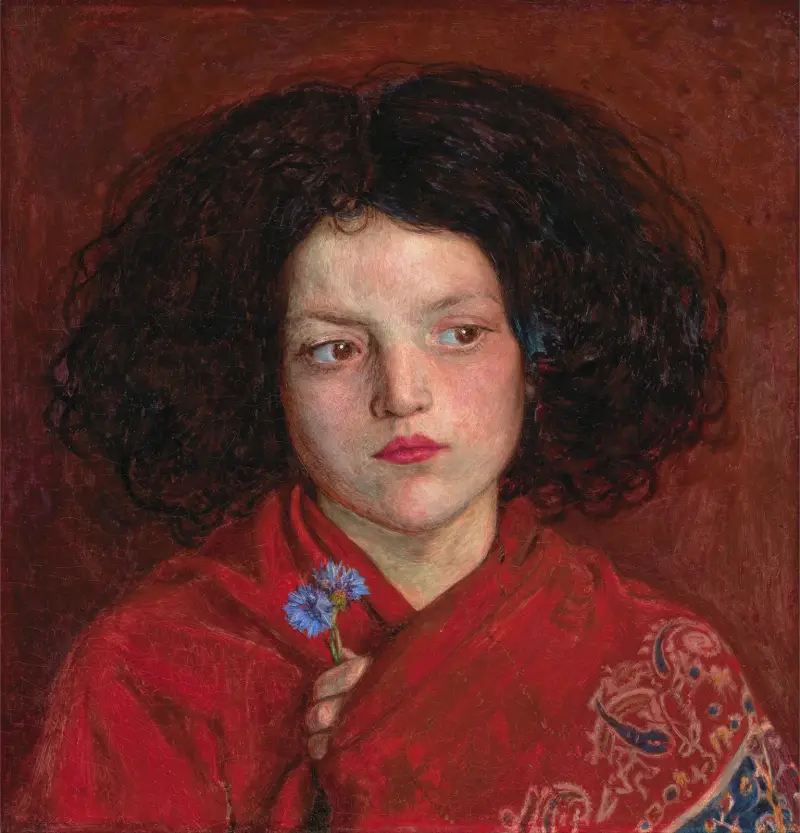 Das irische Mädchen von Ford Madox Brown