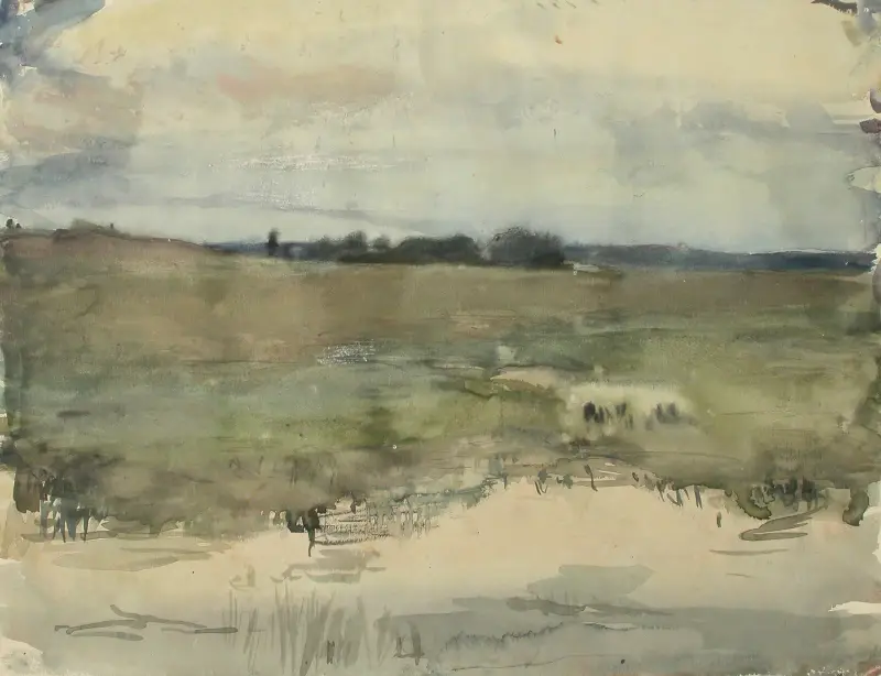 Landschaft, 1890 – Nr. 2 von Magnus Enckell