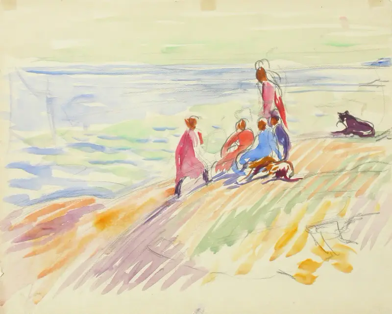 Krajobraz przybrzeżny, Magnus Enckell