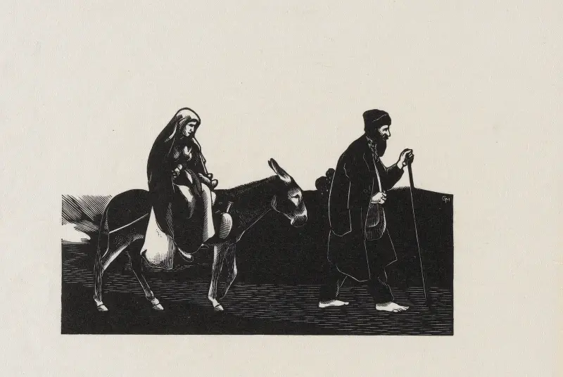 Fuite en Egypte, 1920 av Marc Gonthier