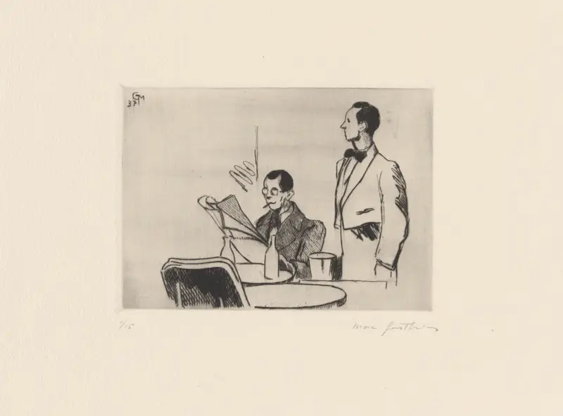Kavárenský číšník, Dôme, Marc Gonthier
