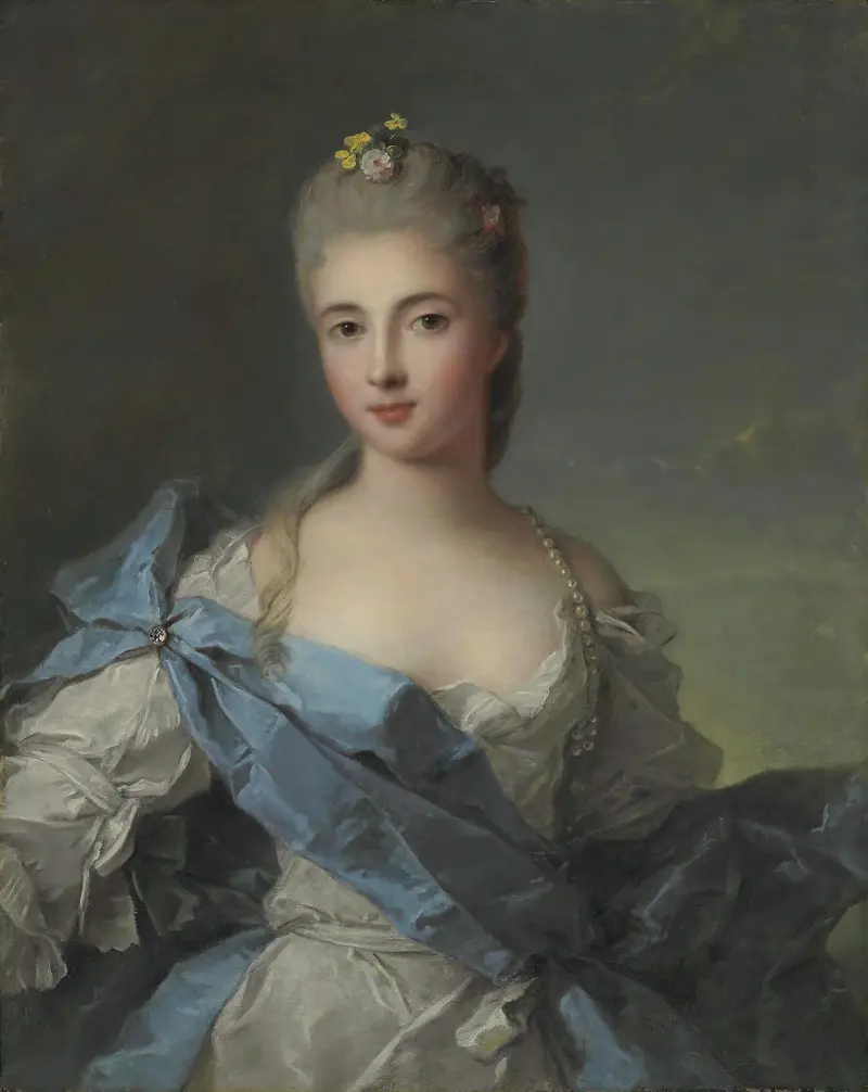 Porträtt av en dam – nr 1 av Jean-Marc Nattier