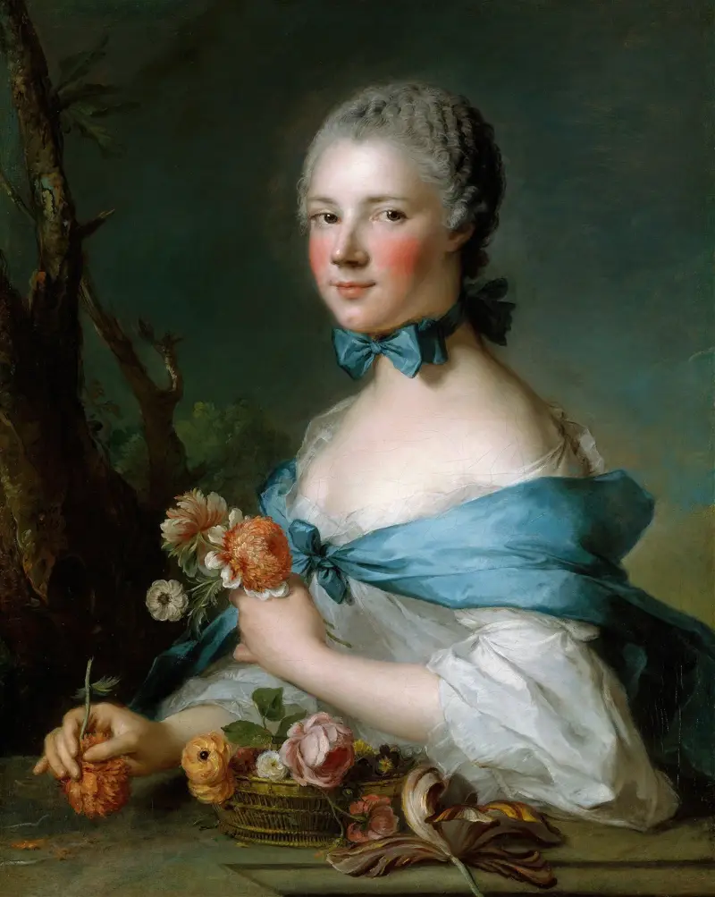 Bildnis einer Frau, 1753 von Jean-Marc Nattier
