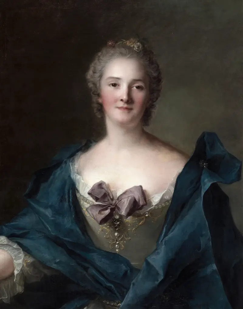 Portrait of a Woman, 1748 av Jean-Marc Nattier