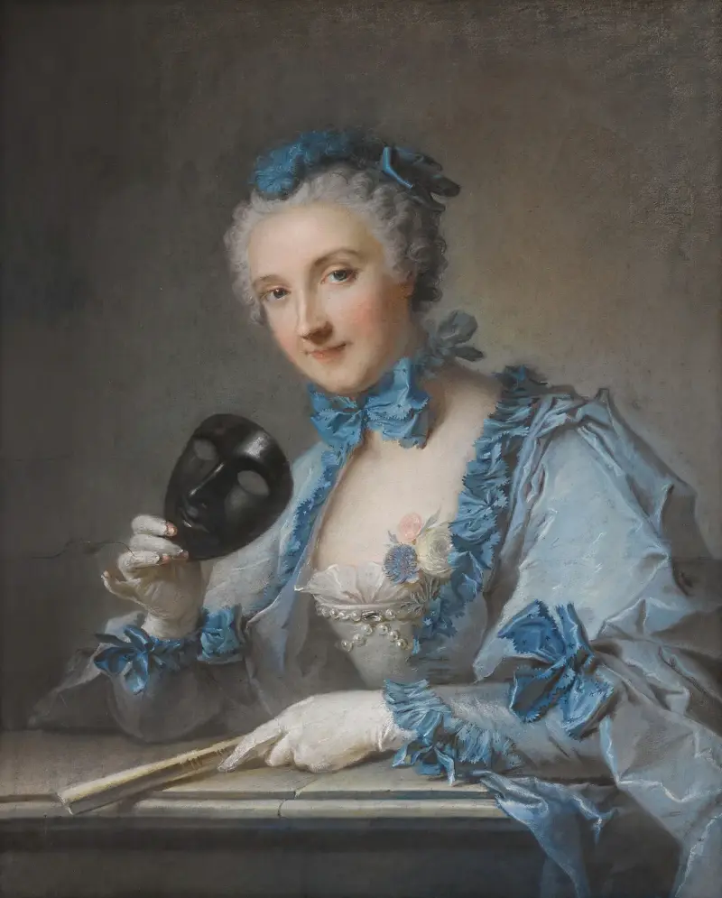Porträtt av Madame Royer av Jean-Marc Nattier