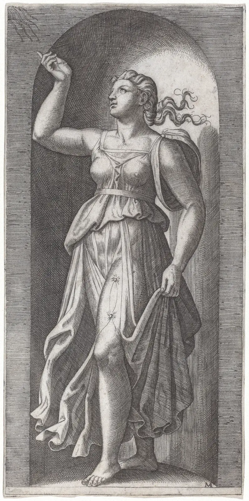 Faith av Marcantonio Raimondi