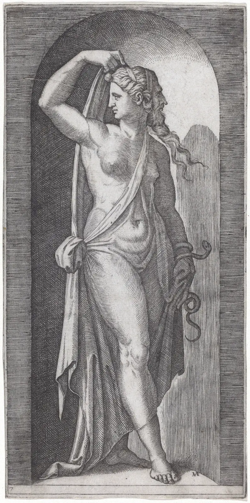 Prudentia – Nr. 1 von Marcantonio Raimondi