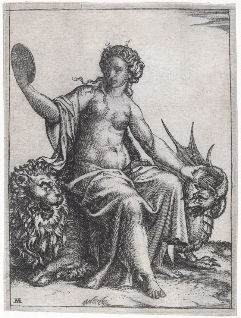 Klugheit, 1513 von Marcantonio Raimondi
