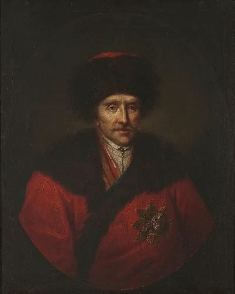 Porträtt av Teodor Szydłowski (d. 1796), vojvod av Płock av Marcello Bacciarelli