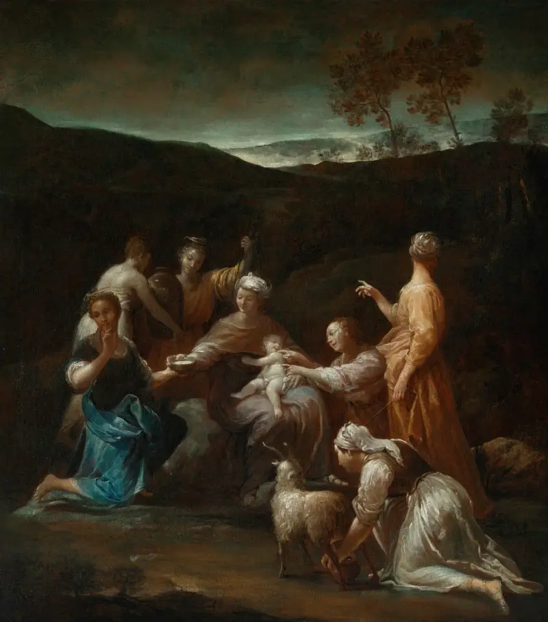 Jupiter unter den Korybanten von Giuseppe Maria Crespi