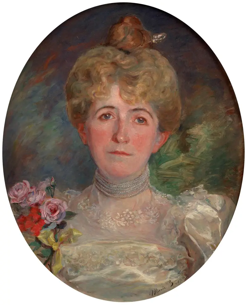 Bildnis von Louise Langlois Quiveron von Marie Bracquemond